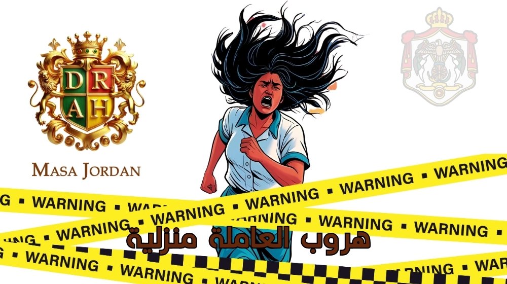 بلاغ أمني عن هروب عاملة منزلية في الأردن مقدم من كفيل